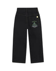 Jeans nero con dettagli Billieblush cuciti sul retro