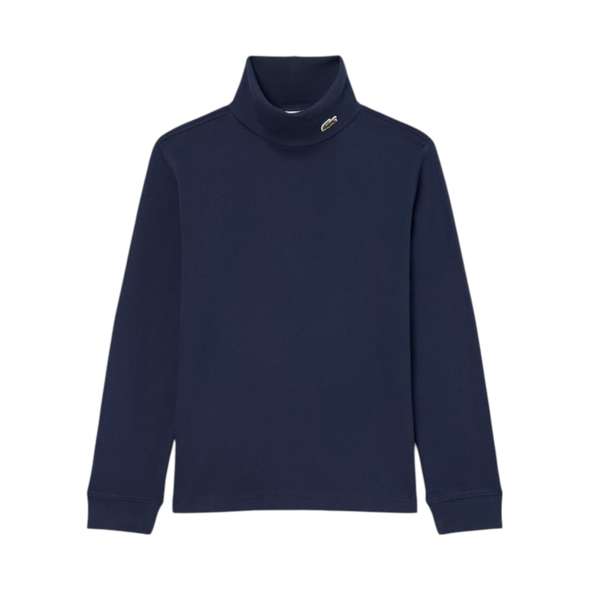 Lupetto blu con patch logo Lacoste