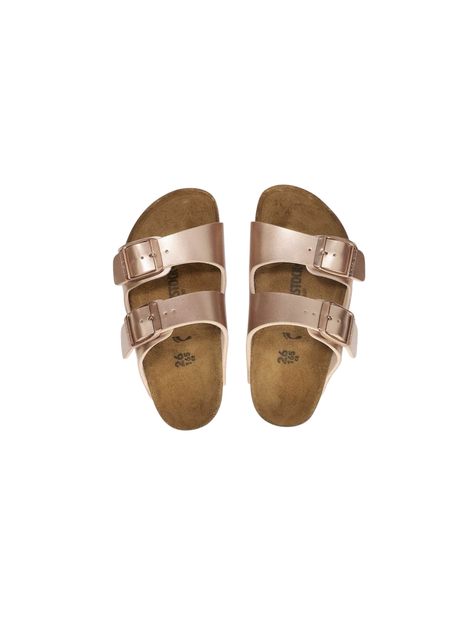 Sandali Arizona rosa metallizzati Birkenstock