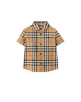 Camicia mezza manica check Burberry