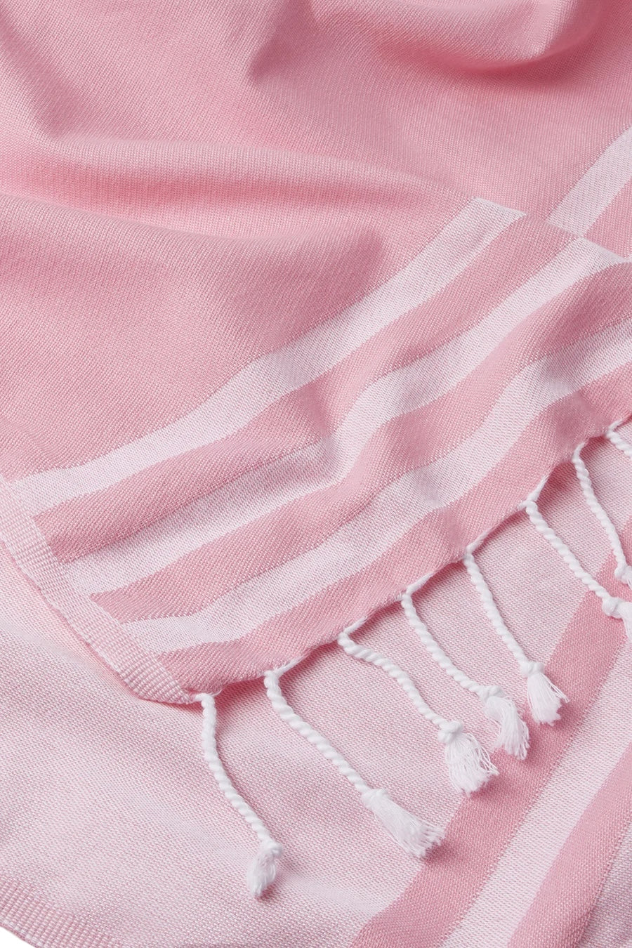 Telo mare rosa con dettaglio logo Sundek