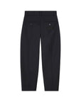 Pantalone in fresco lana nero con patch logo cucito Givenchy