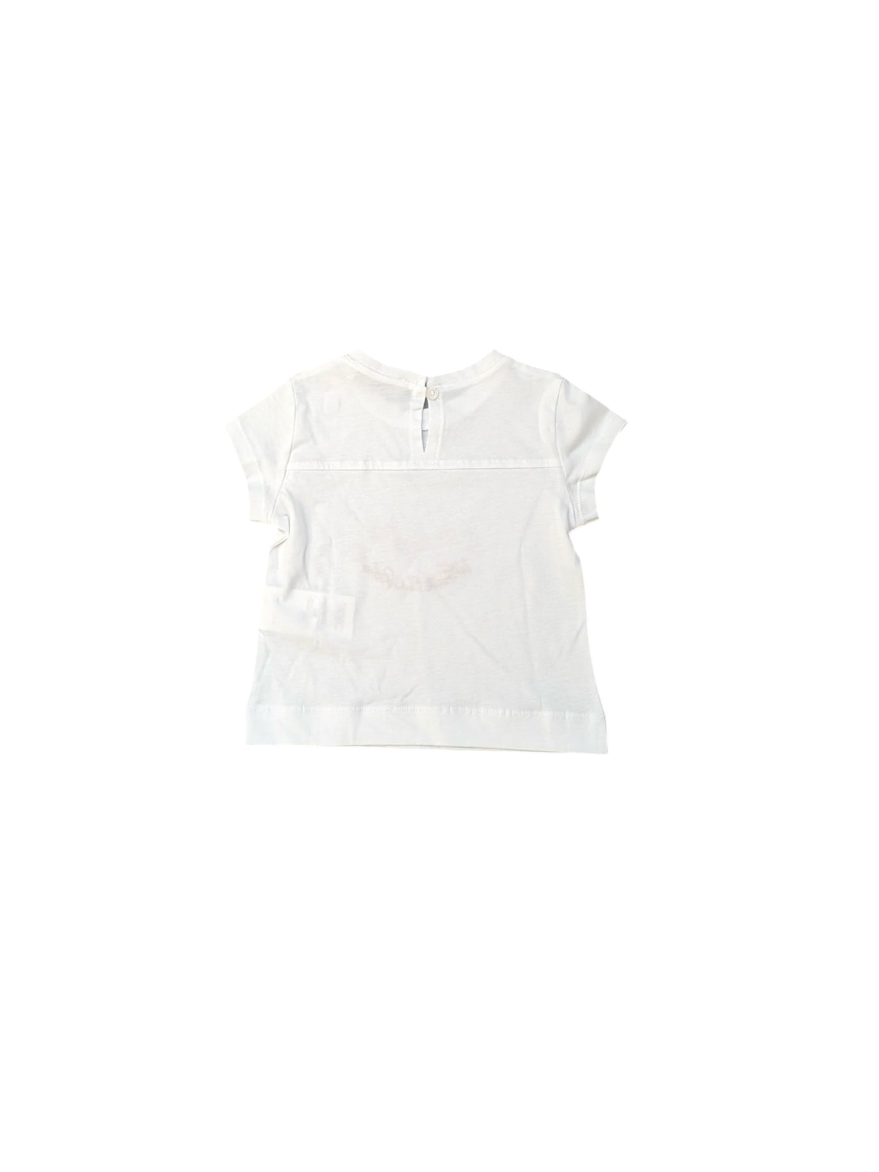 T-shirt bianca con stampa Winnie the Pooh Disney x Monnalisa