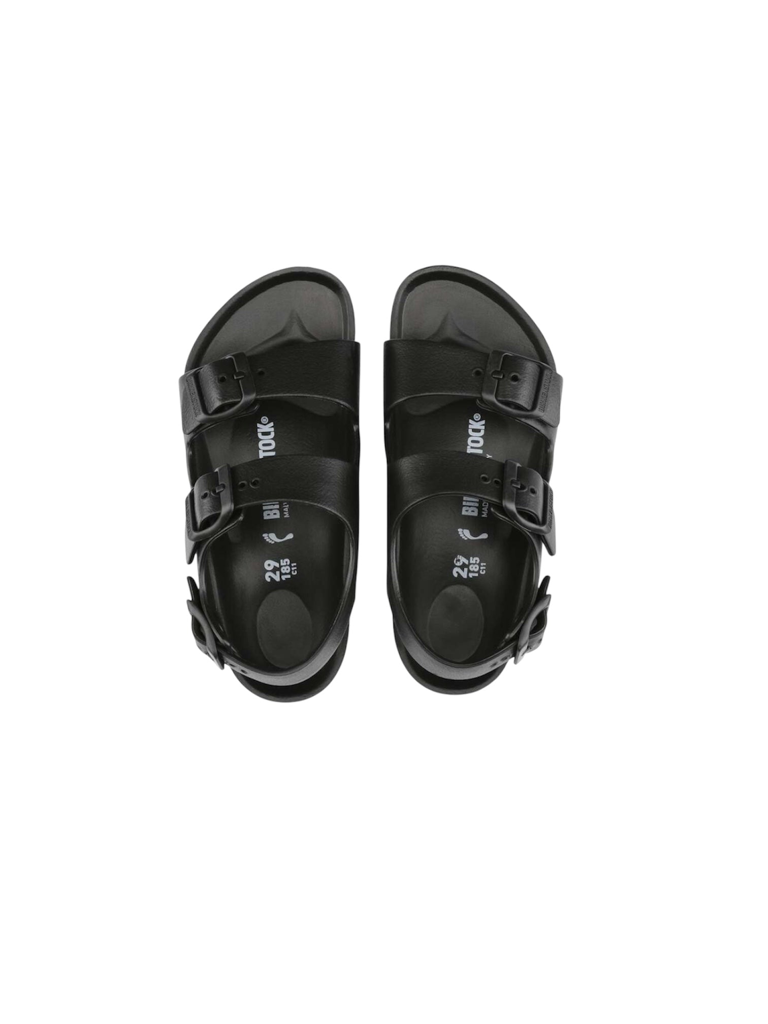 Sandali Milano EVA in gomma neri Birkenstock