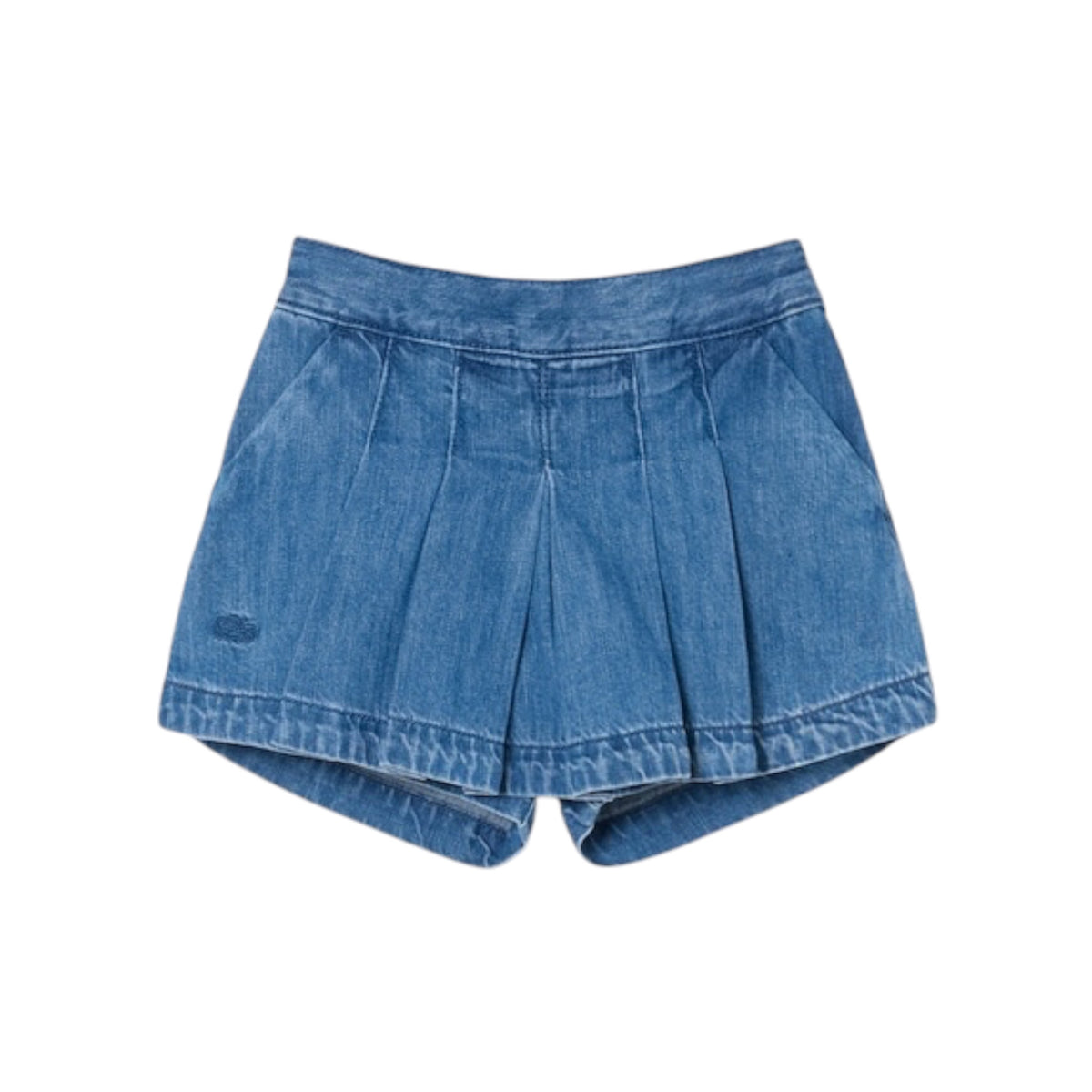 Pantaloncino in jeans con dettagli logo Lacoste