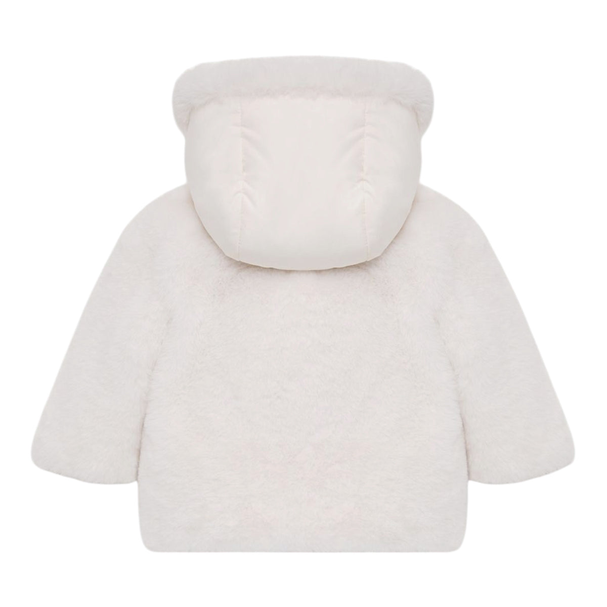 Giubbino Viona bianco baby con dettaglio patch Moncler