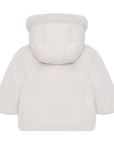 Giubbino Viona bianco baby con dettaglio patch Moncler