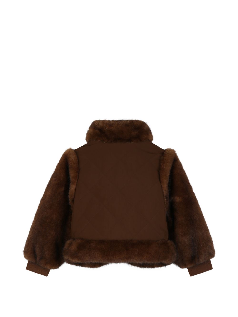 Giubbino marrone con dettagli logo Chloé