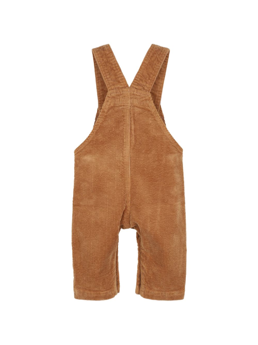 Salopette a costine mattone con dettagli logo Timberland