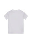 T-shirt bianca con stampa marina Fendi