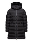 Giubbino Charpal nero con dettaglio patch Moncler