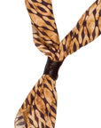 Foulard beige con stampa a fantasia Manuel Ritz