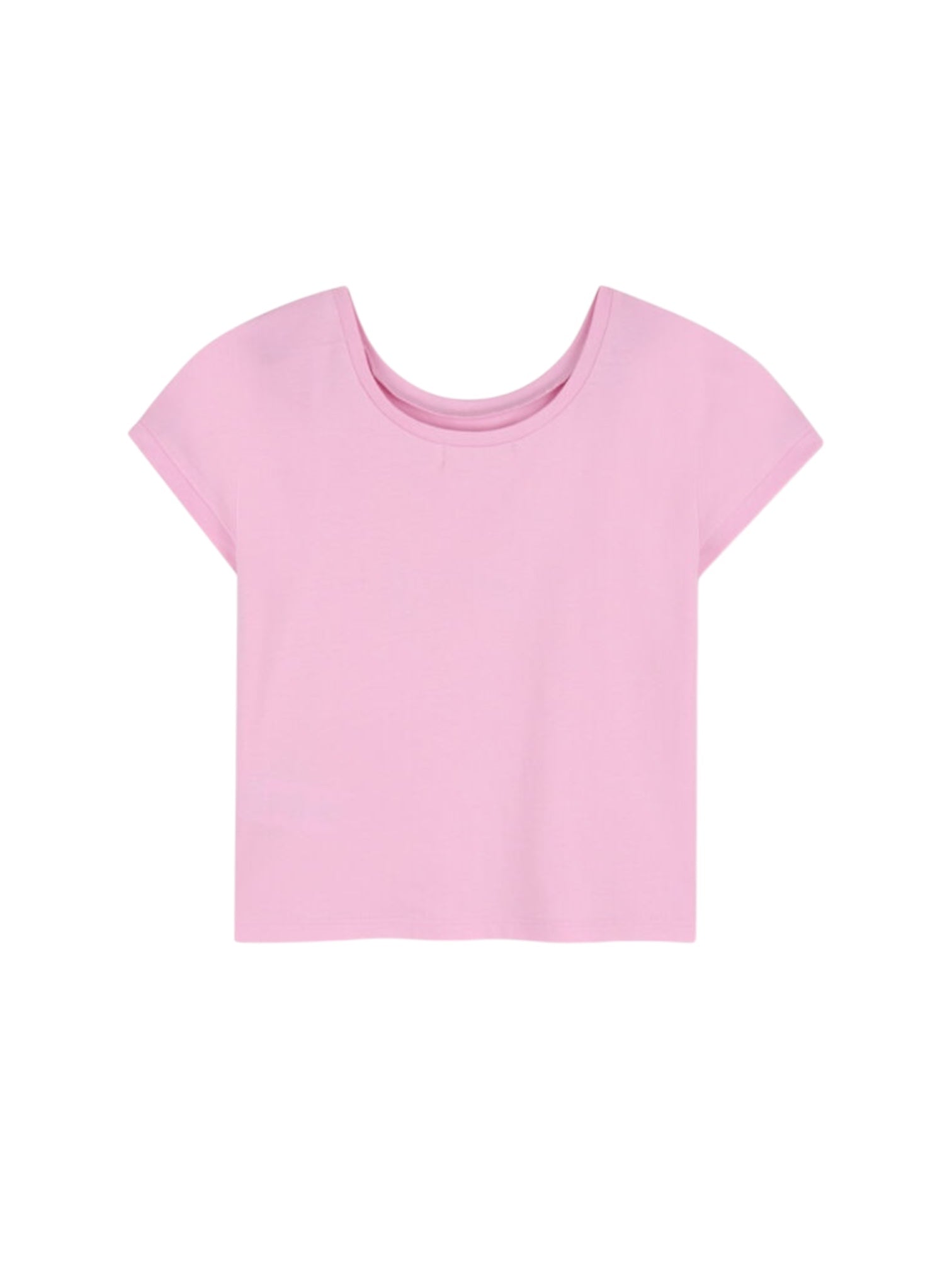 T-shirt lilla con dettagli perline cuciti Billieblush