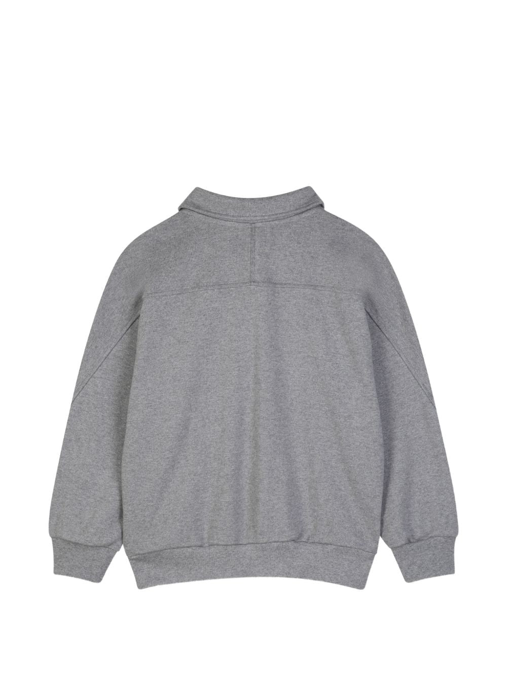 Polo in cotone grigia con logo Givenchy cucito a contrasto