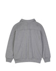 Polo in cotone grigia con logo Givenchy cucito a contrasto