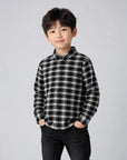 Camicia con fantasia quadri e dettagli logo Givenchy