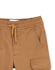 Pantalone marrone baby con dettagli logo Timberland