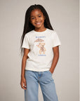 T-shirt bianca con stampa logo Burberry London