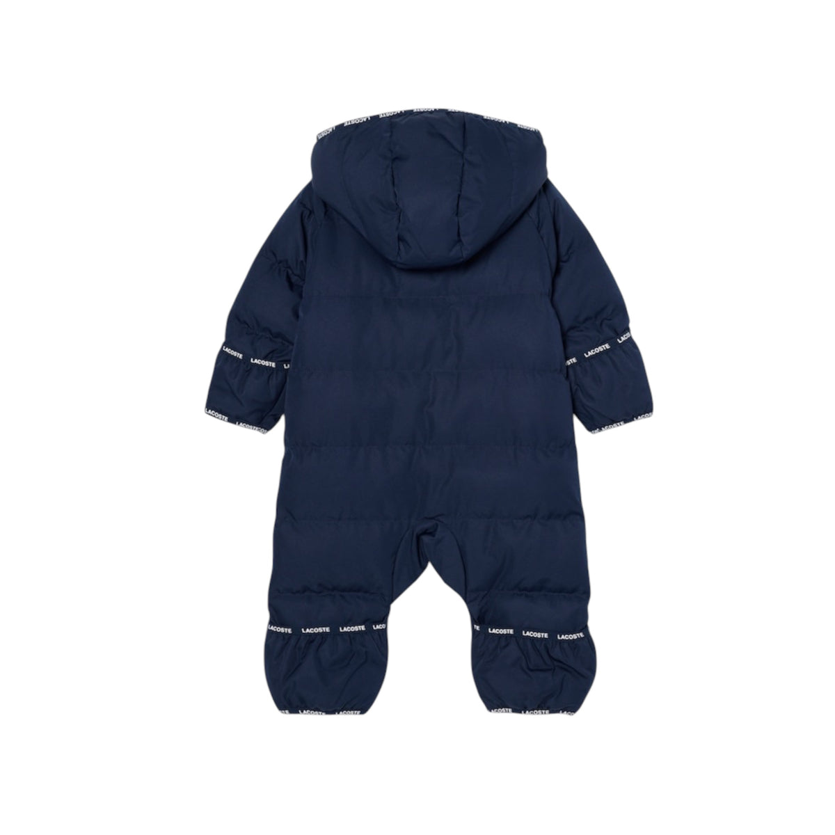 Eschimo blu con patch logo Lacoste frontale