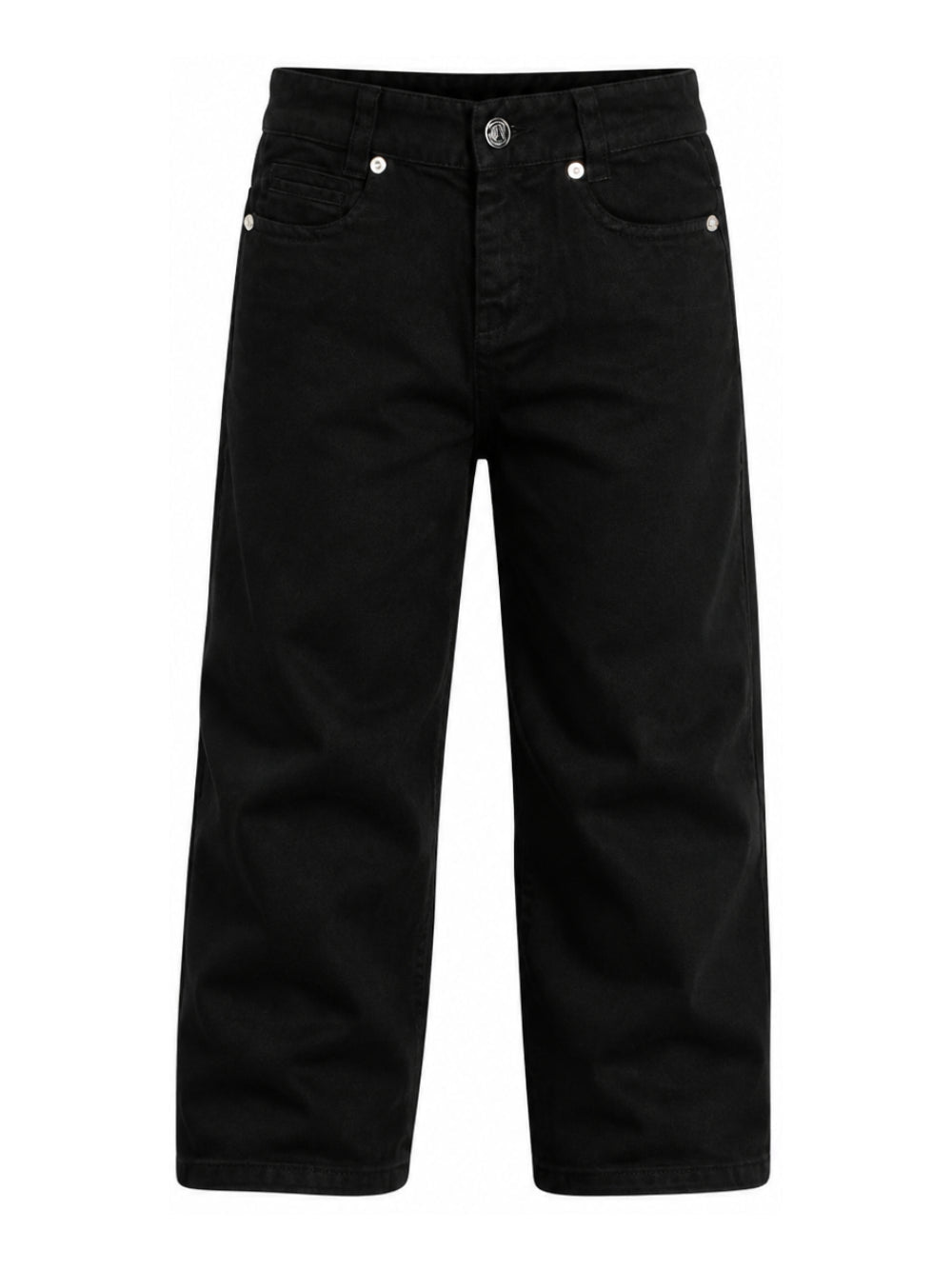 Jeans nero con dettagli logo Givenchy cuciti sul retro