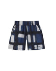 Bermuda blu con dettaglio logo Givenchy