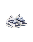 Scarpe bianche e blu con dettagli Lanvin