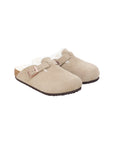 Sabot Boston beige con dettagli logo Birkenstock