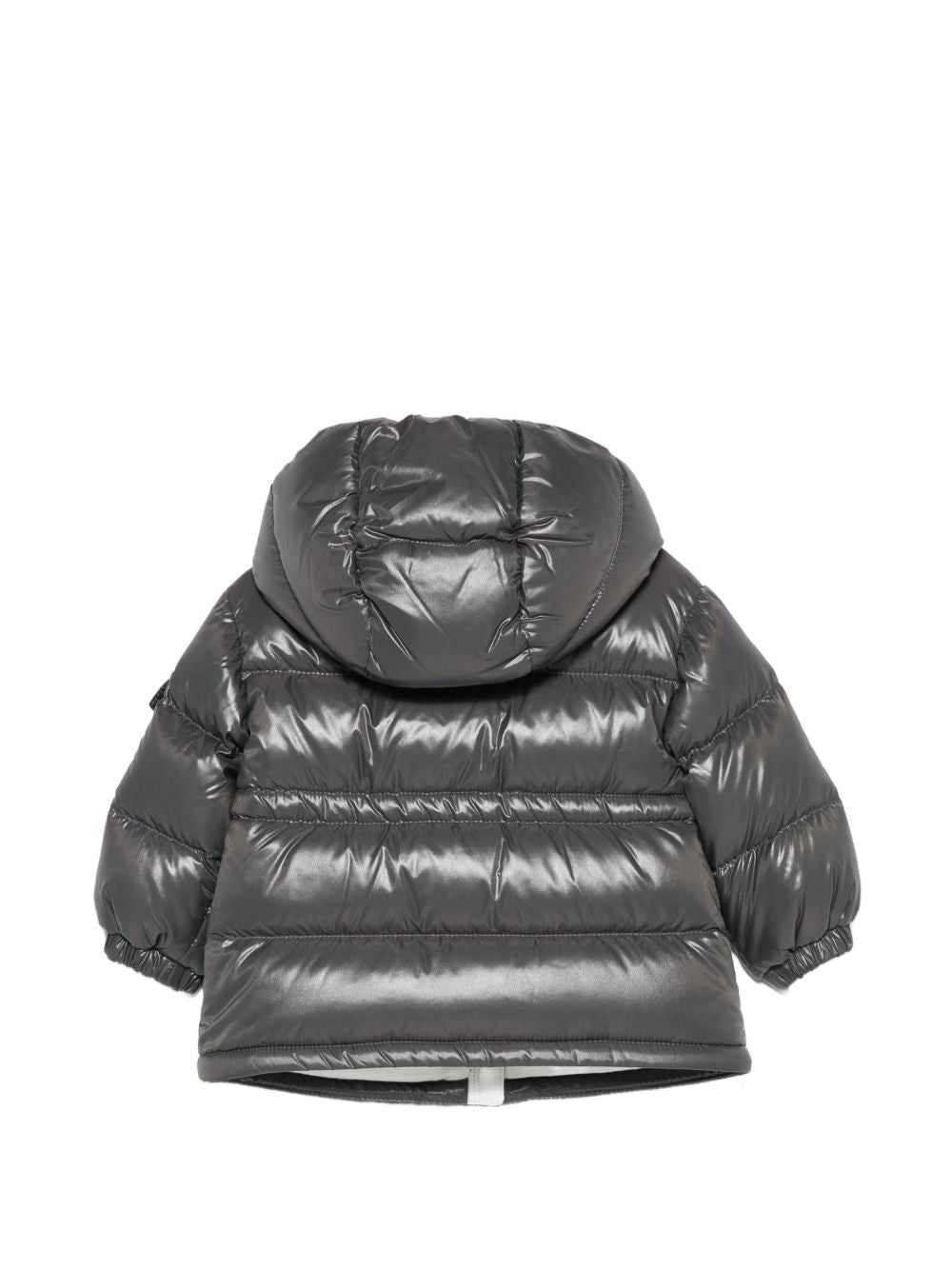 Giubbino Maire grigio baby con dettaglio patch Moncler