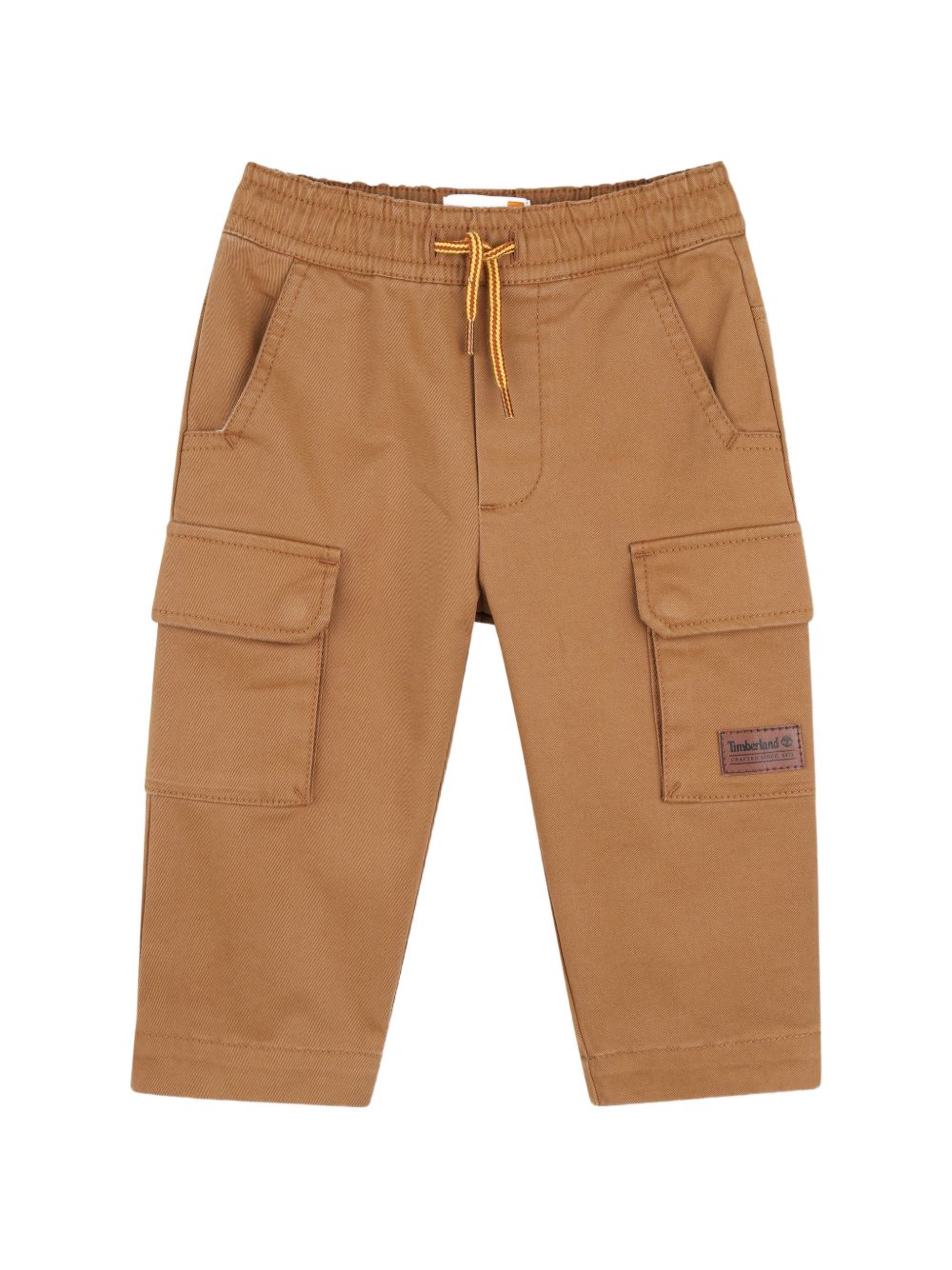 Pantalone marrone baby con dettagli logo Timberland