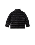 Giubbino Mourillon nero con dettaglio logo Moncler