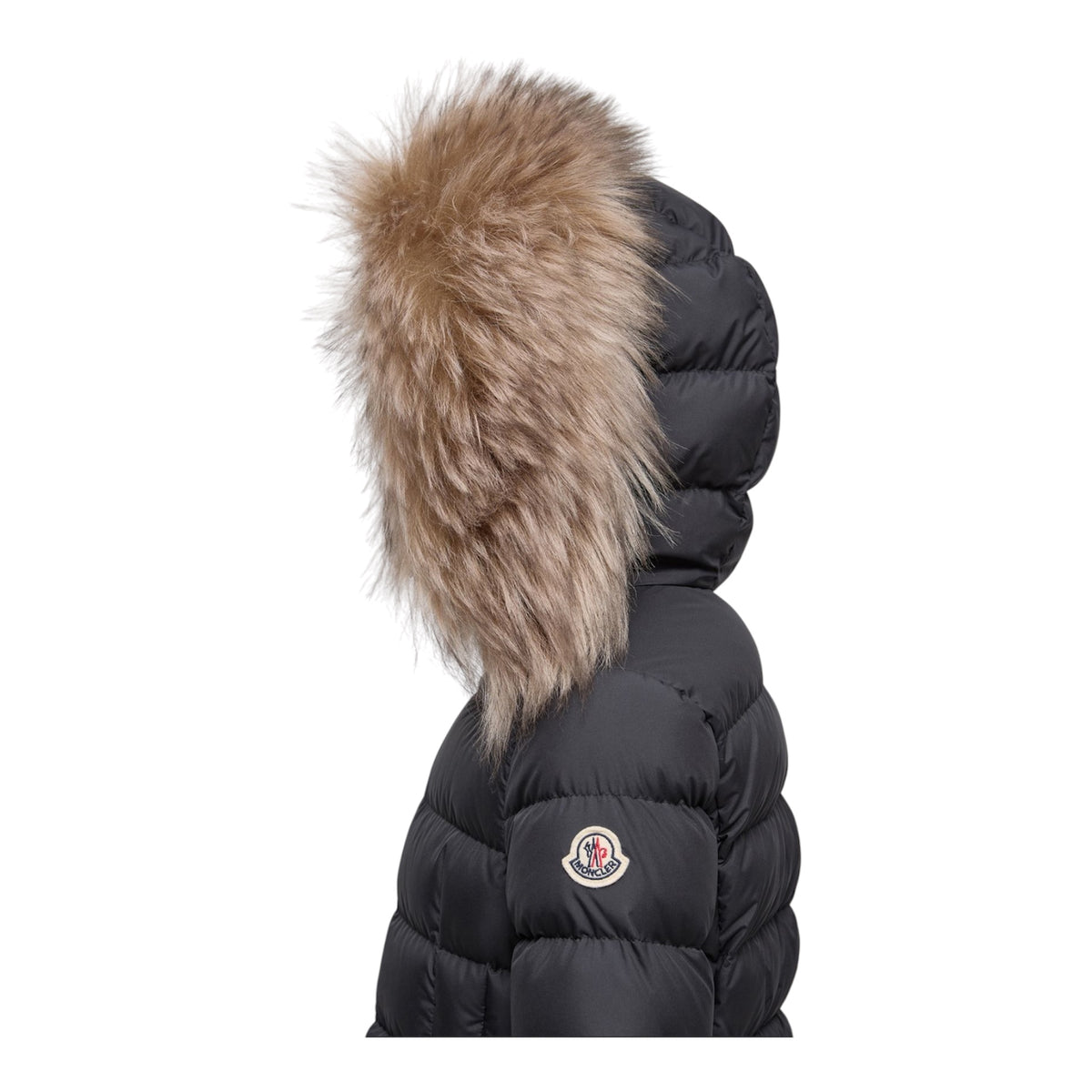 Giubbino Boedette nero con dettaglio patch Moncler