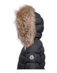 Giubbino Boedette nero con dettaglio patch Moncler