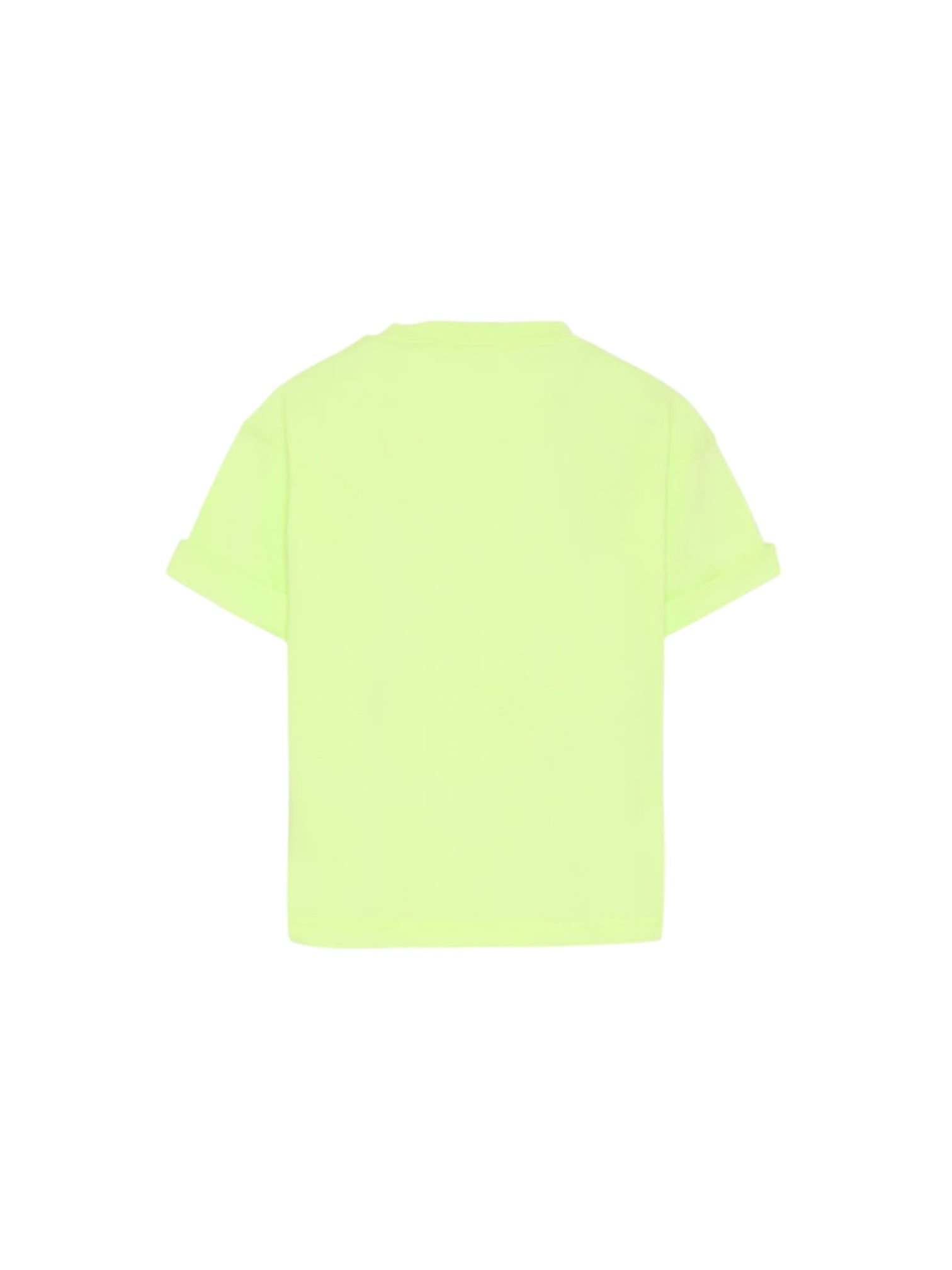 T-shirt gialla fluo con stampa Billieblush
