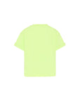 T-shirt gialla fluo con stampa Billieblush