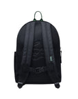 Zaino nero con dettaglio patch cucito Lacoste