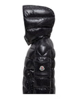 Giubbino Maya nero con dettaglio patch Moncler