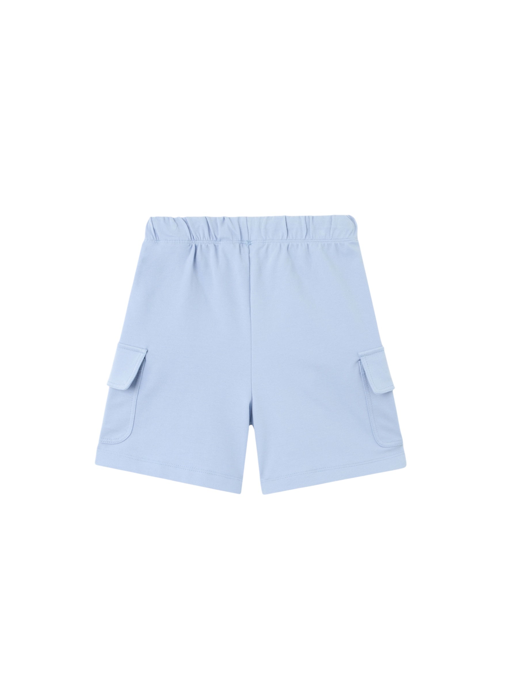 Bermuda cargo in felpa azzurro Palm Angels
