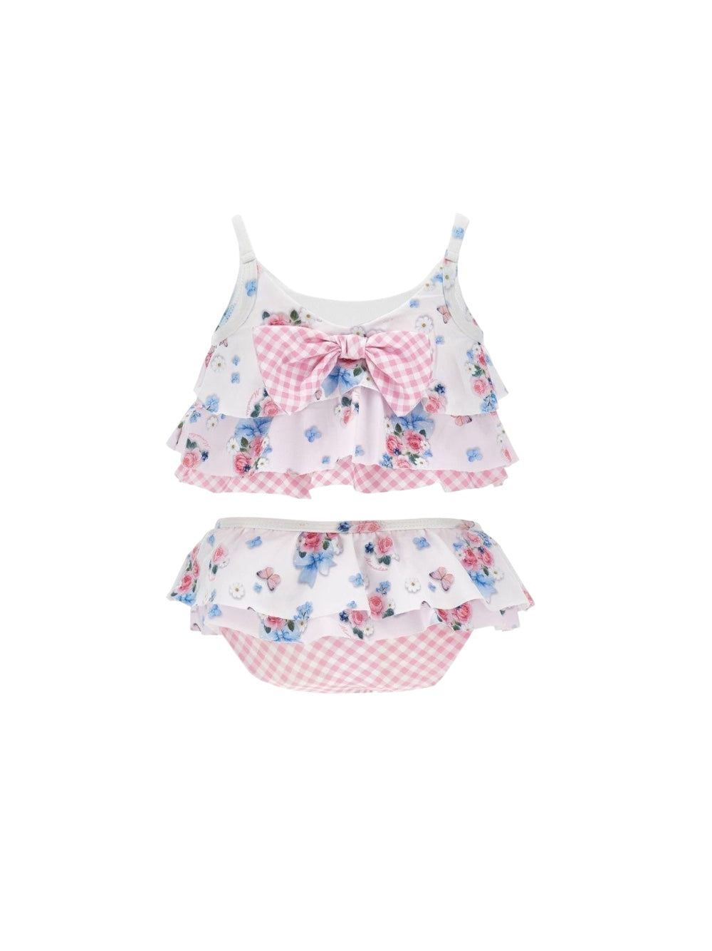 Costume bikini con stampa fiori Monnalisa
