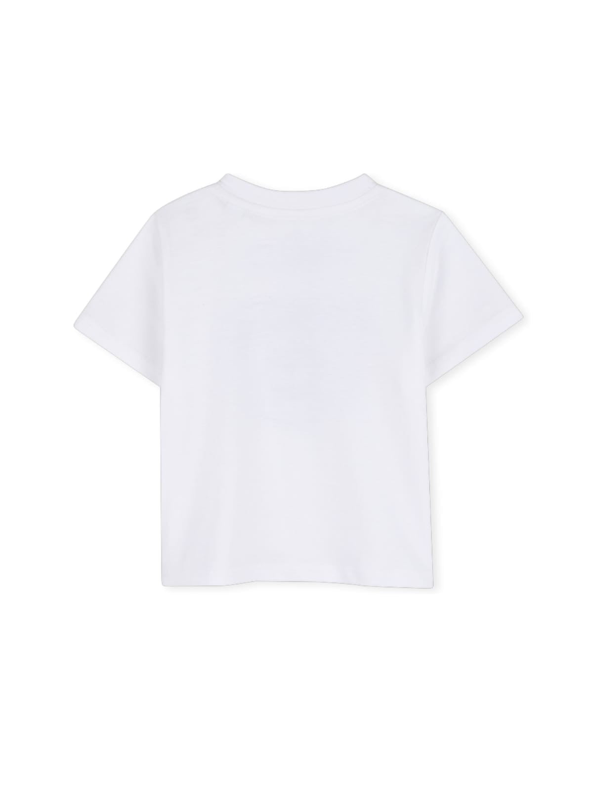 T-shirt bianca con dettaglio stampa logo Timberland