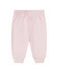 Completo in felpa rosa con dettagli logo Lacoste