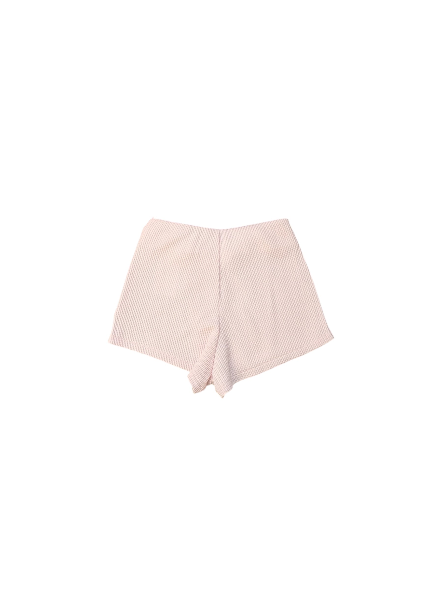 Pantaloncino rosa con stampa logo Palm Angels