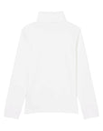 Lupetto bianco con patch logo Lacoste