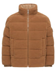 Giubbino Mich beige con dettaglio patch Moncler