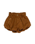 Pantaloncino in camoscio marrone u+é