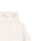 Felpa teddy panna con dettagli logo Timberland