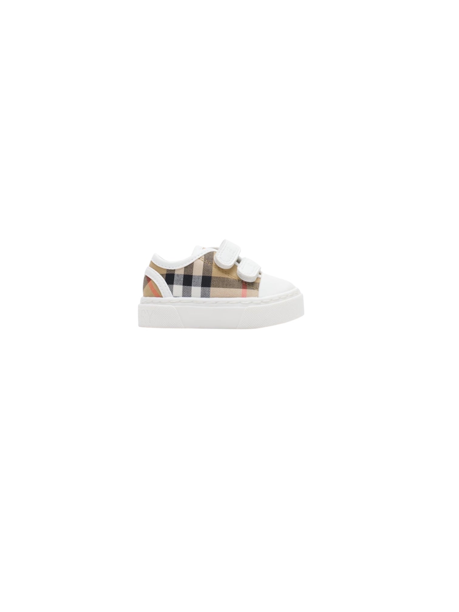 Scarpe con stampa check Burberry