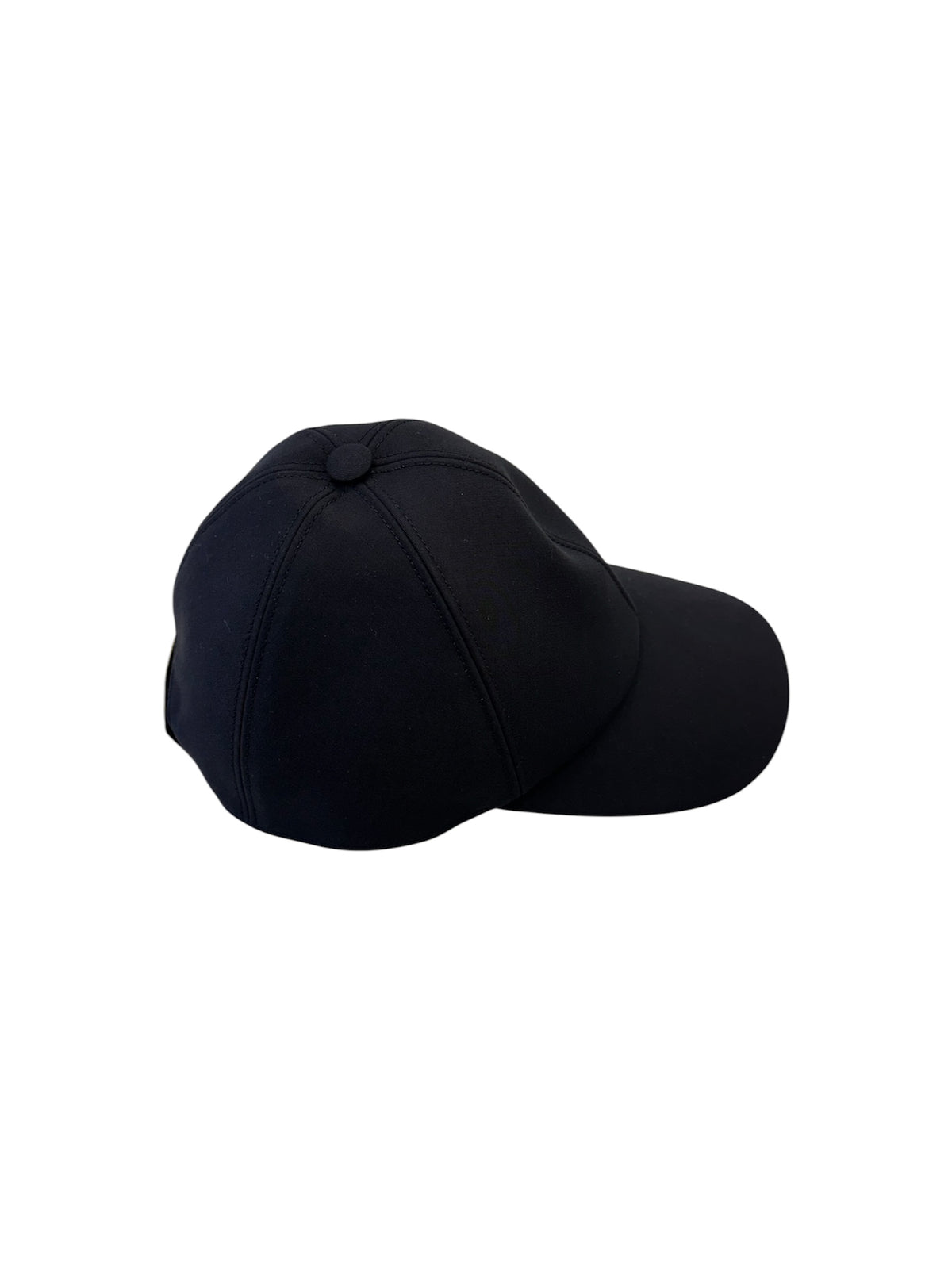 Cappello baseball nero con dettagli logo Fendi sul retro