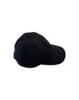 Cappello baseball nero con dettagli logo Fendi sul retro