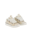 Scarpe beige con dettagli logo Lanvin