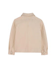 Felpa beige con logo Lanvin cucito